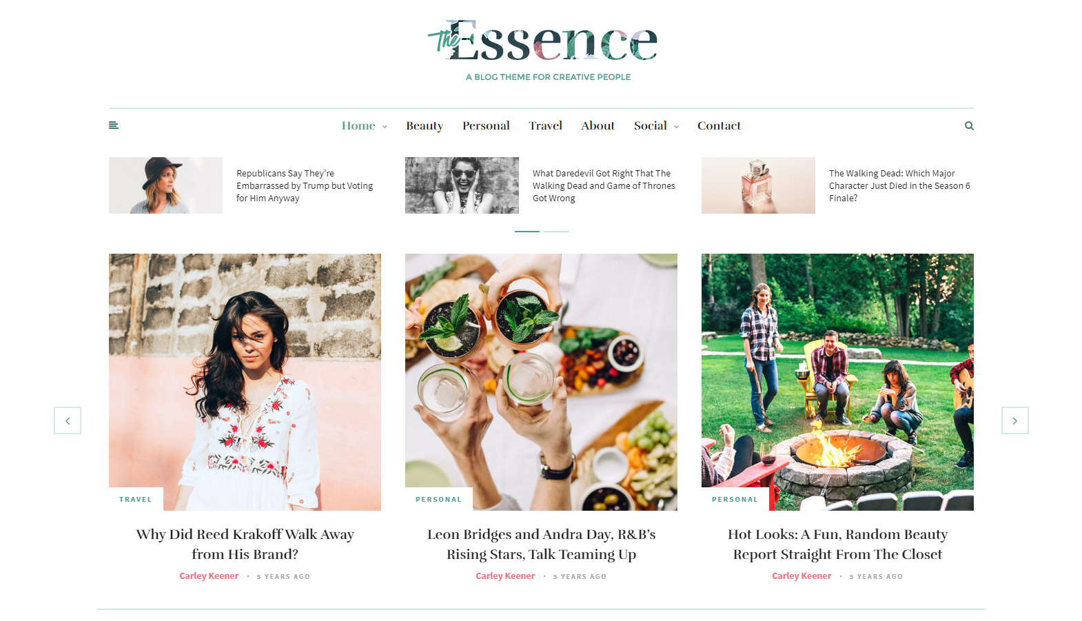Essence butik temali wordpress sitesi